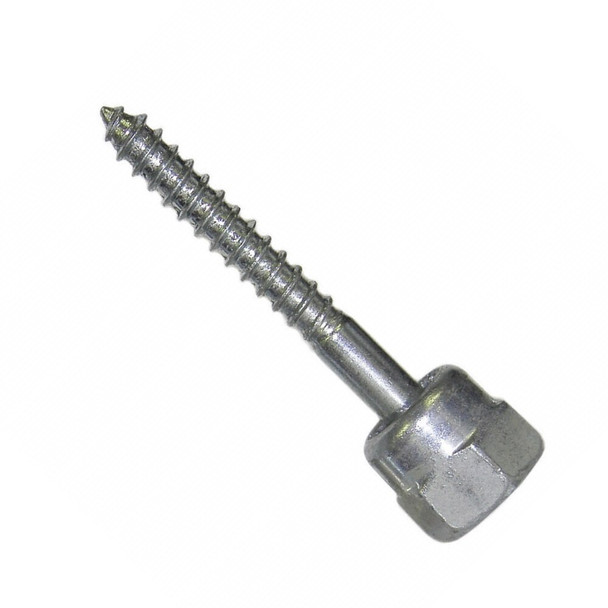 Picture of Sammys® 3/8" Vertical Threaded Rod Anchor for Wood, 3/8"-16 Rod Size,  1/4" x 1" Screw Size - GST 10 - 8007957, 25/Box