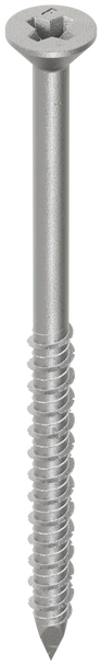 Picture of 1/4" x 4" Simpson Strong-Tie Titen® Phillips Flat-Head Stainless-Steel Concrete Screw TTN25400PFSS, 100/Box