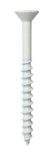 Picture of 1/4" x 3-1/4" Simpson Strong-Tie Titen Turbo® Star Flat-Head Concrete Screw, White, TNTW25314TF, 100/Box