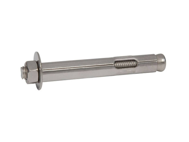 Picture of 1/2" x 3" 304 Stainless Steel Hex Sleeve Anchor, 25/Box