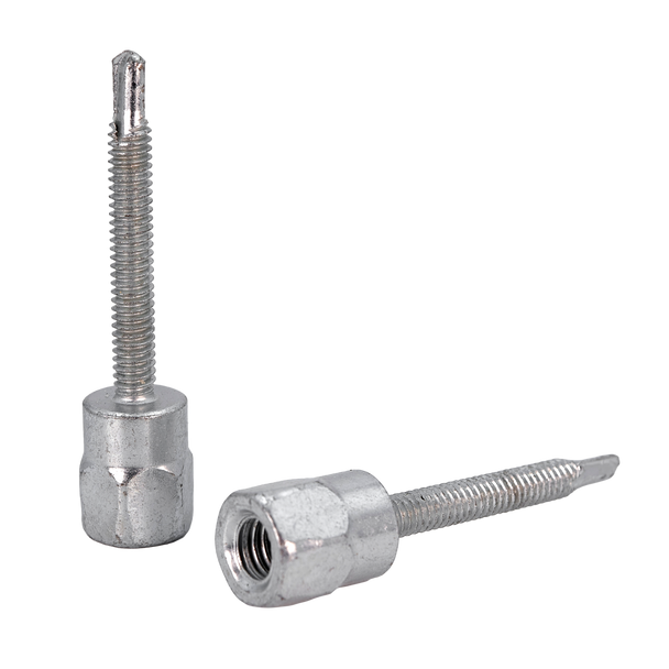 3/8" CONFAST Threaded Rod Anchor for Steel, Vertical, 1/4" x 2" image.