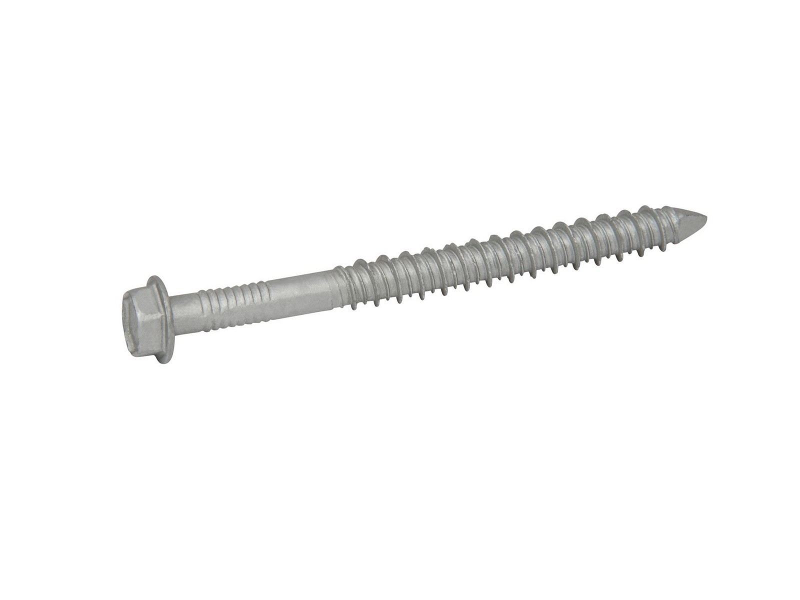 1/4" X 5" 410 Stainless Steel Hex Crete-Flex Concrete Screw, 100/Box ...